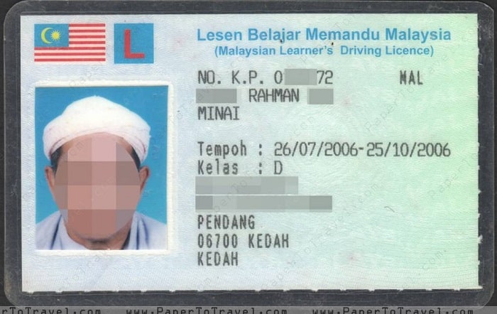 Learner Driving License (LDL)