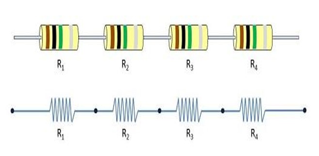 cara menghitung resistor rangkaian seri