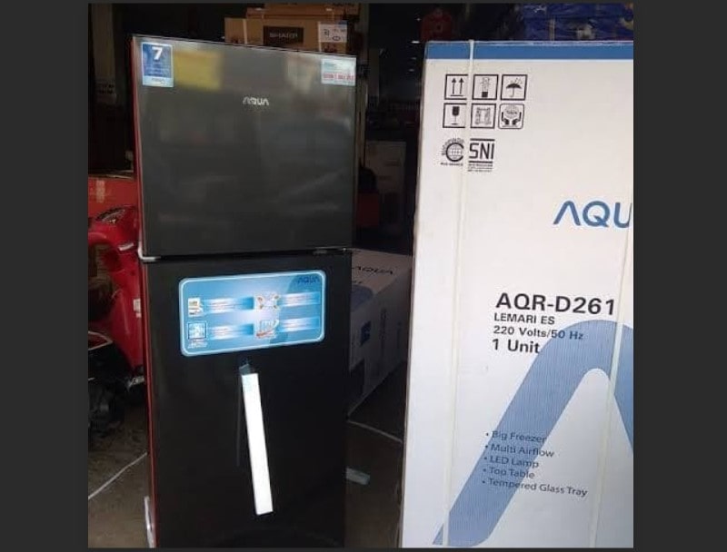 Spesifikasi Kulkas Aqua AQR D261