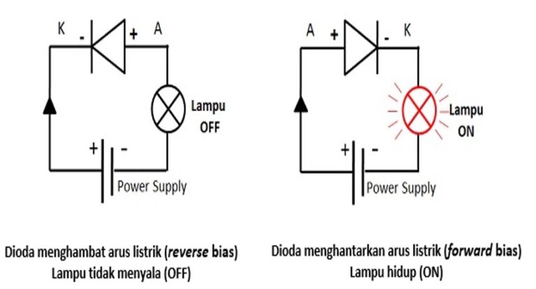 Dioda: Pengertian, Fungsi, Prinsip Cara Kerja Dan Jenisnya