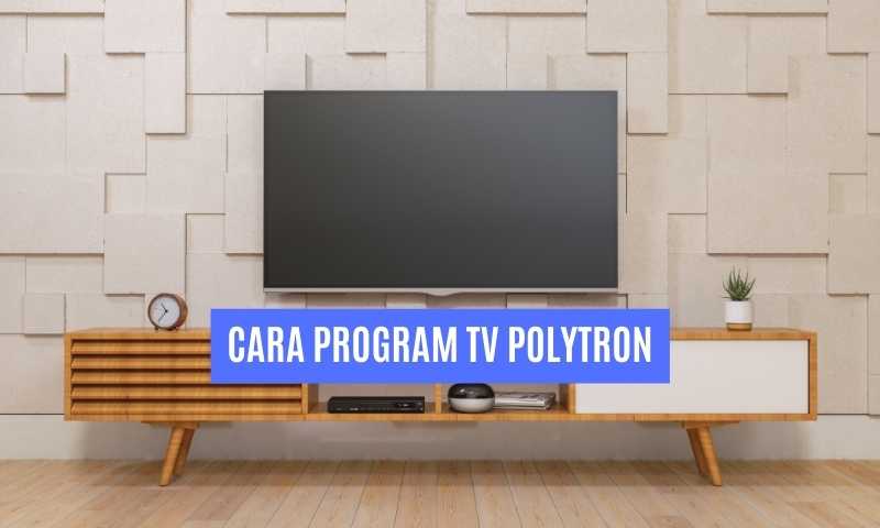 Cara Program TV Polytron