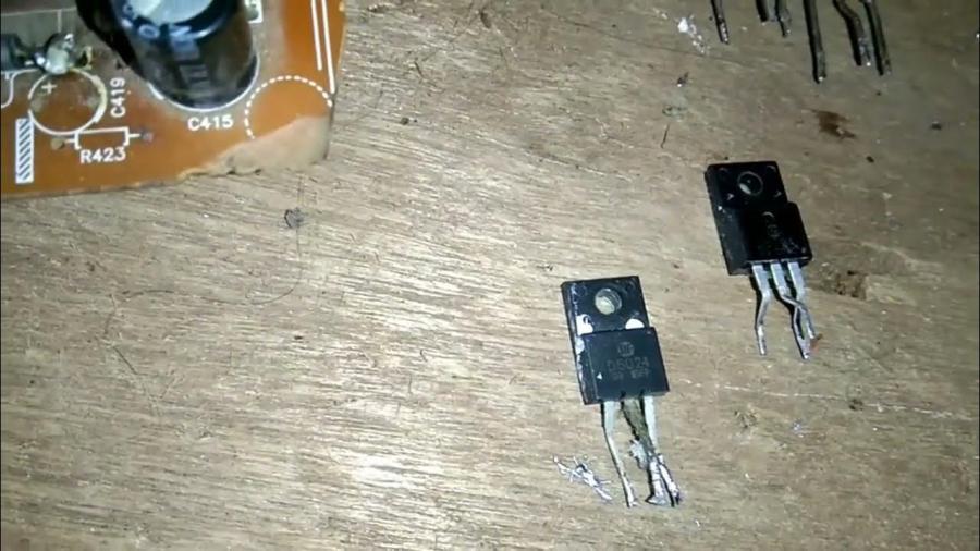 Ciri-ciri kerusakan transistor