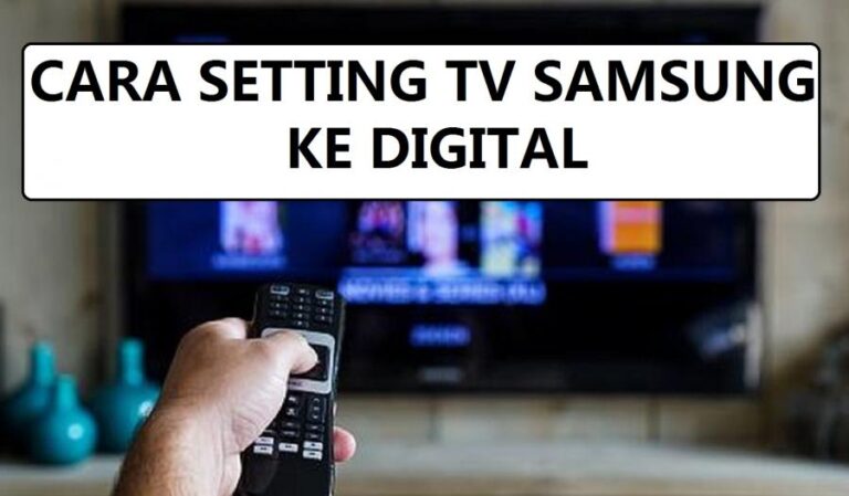 setting TV Samsung digital