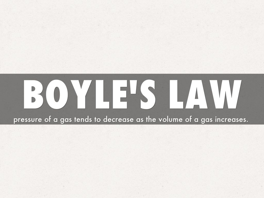 Pengertian dan Bunyi Hukum Boyle